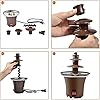 🍫 Fuente de Chocolate Profesional 3 Niveles | OFERTA ESPECIAL - Perfecta para Fiestas
